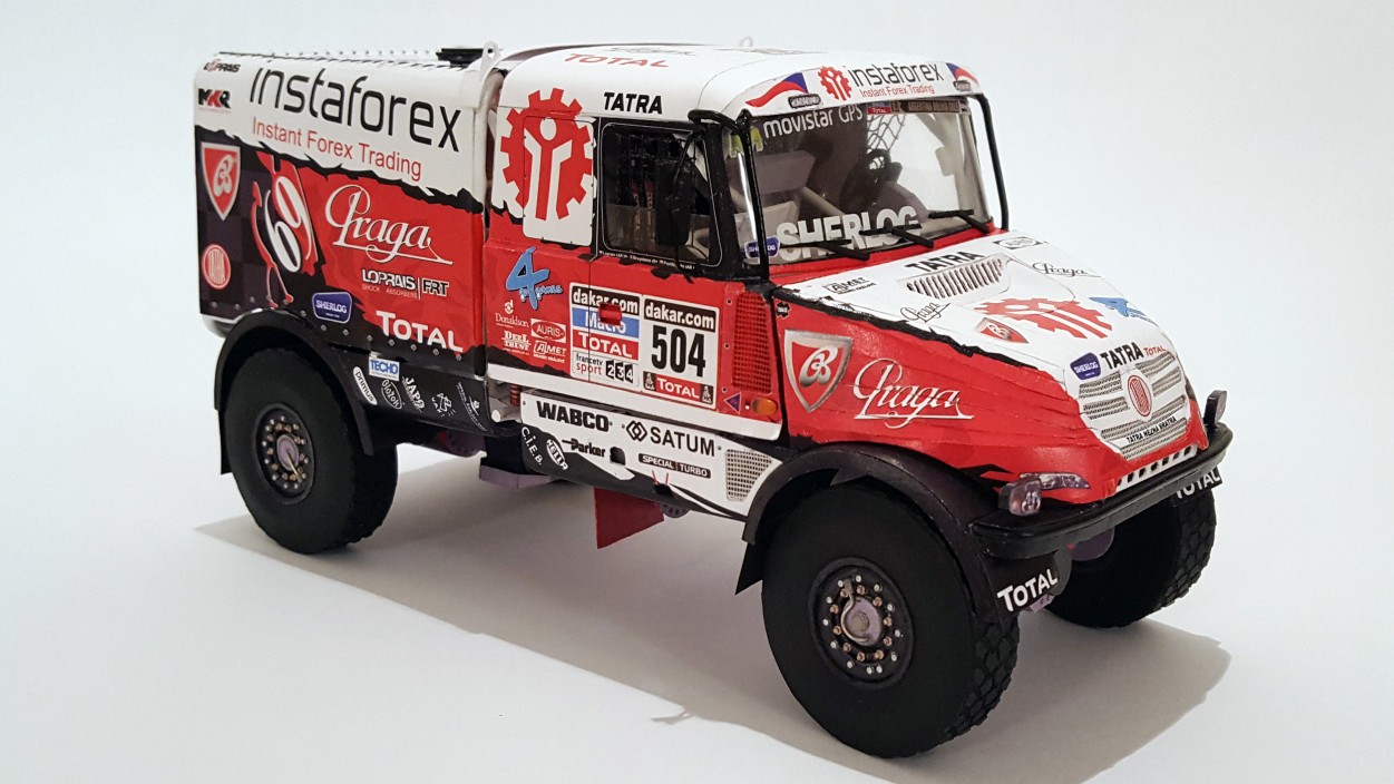 papírové modely - Tatra Jamal 4x4 Queen