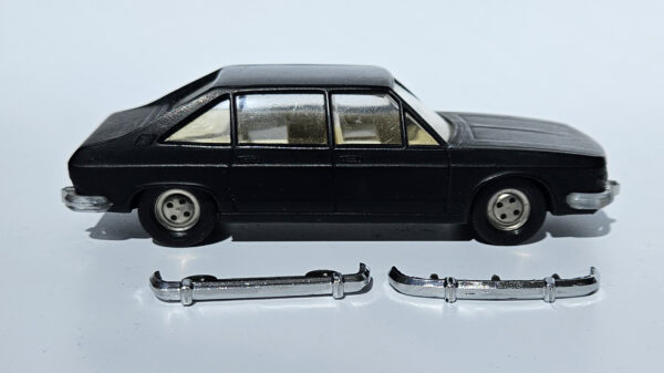 Tatra 613, KDN, chromované nárazníčky, (pár) 3D tisk