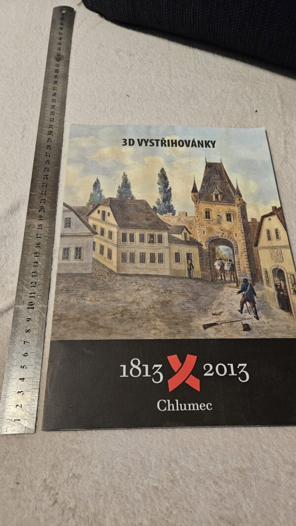 Bitva u Chlumce, panoramatická  vystřihovánka